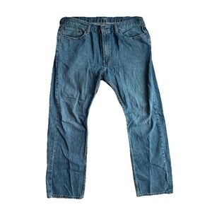 Levi's 559 Blue Jeans Mens 38X32 Straight Leg Relaxed Fit Medium Wash